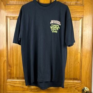 Imagine Dragons Loom World Tour 2024 T-Shirt Mens L Black Indie Rock Collector